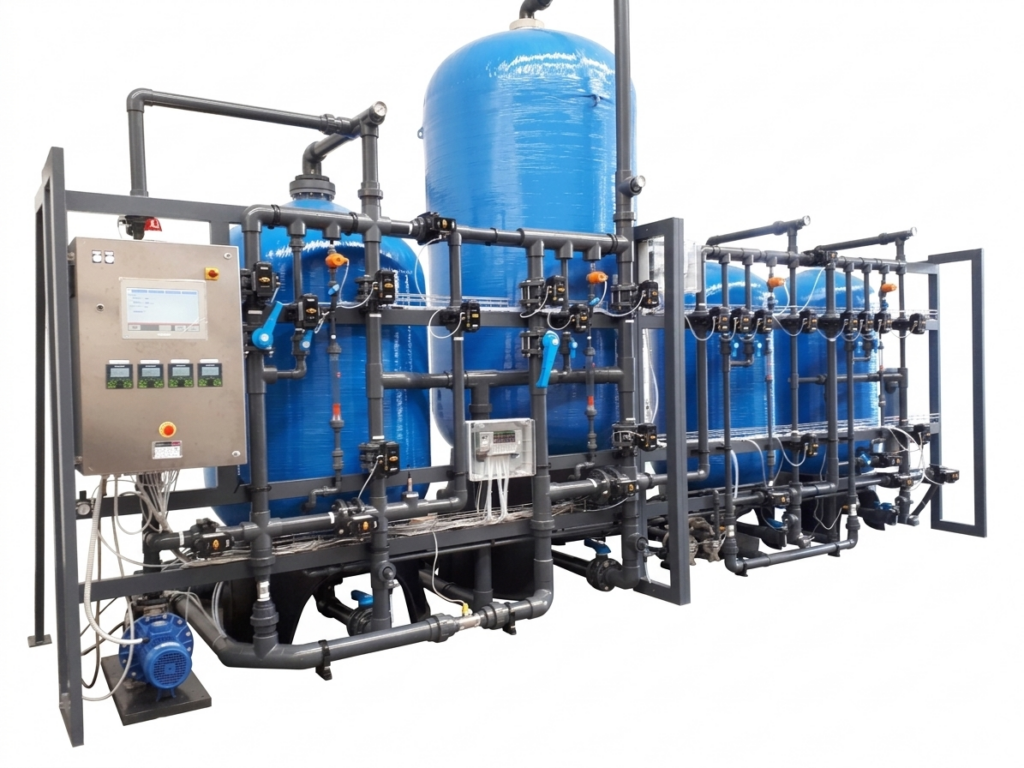 Planta industrial para la recuperación de enoantocianinas en mosto de uva