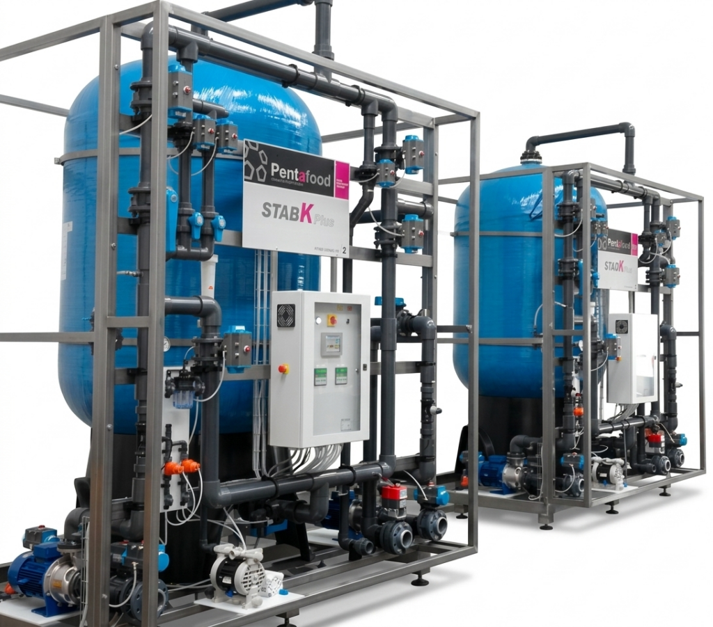 Equipo industrial para la estabilización tartárica en procesos de elaboración de vino