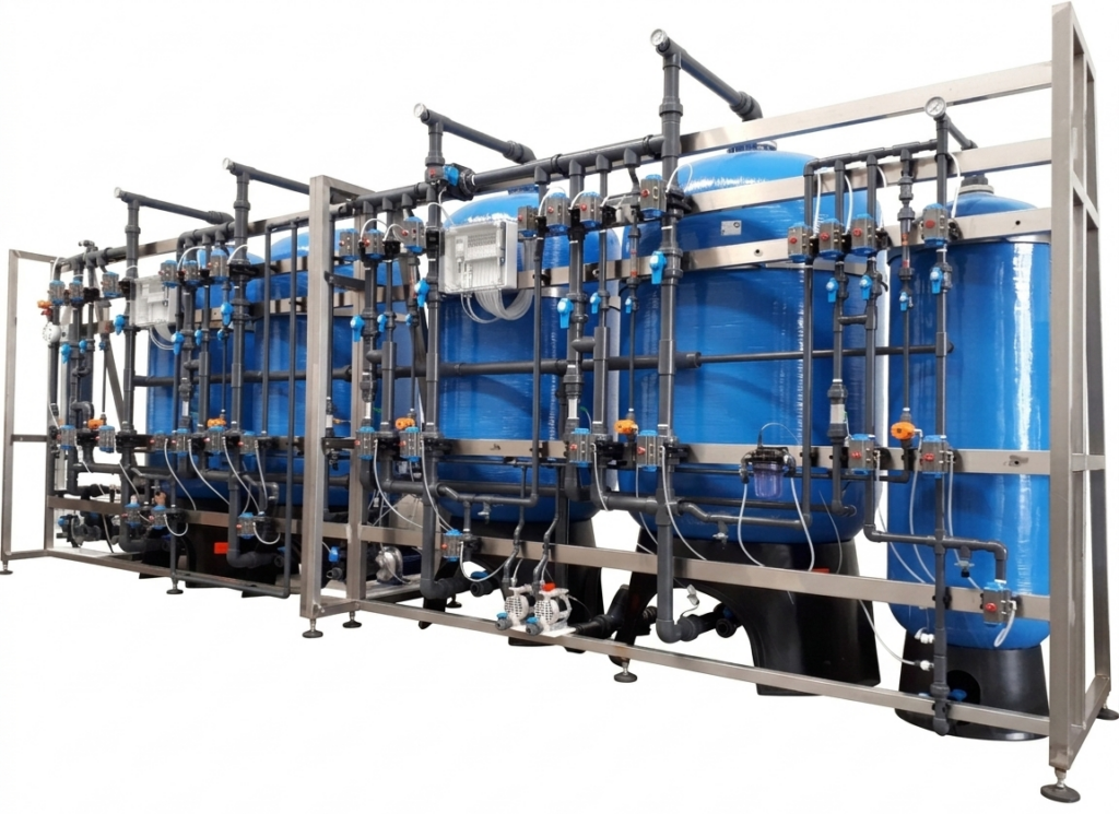 Sistema modular multiservicio para procesos industriales en tratamiento de agua y alimentos